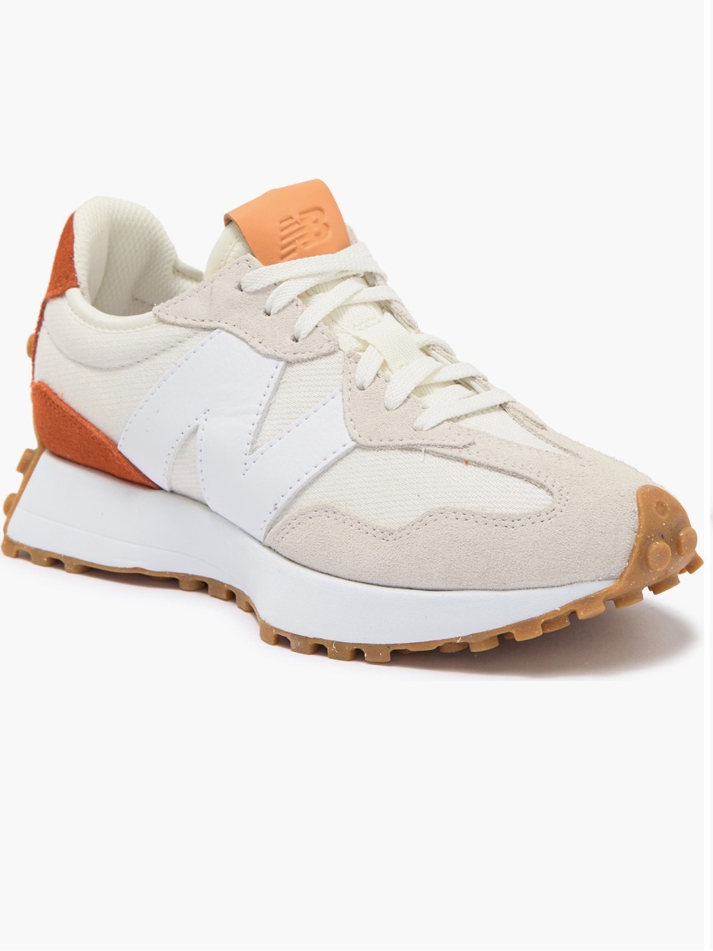 NWT New Balance 327 in sea salt/rust oxide
